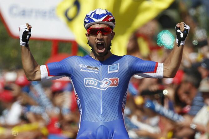 Bouhanni celebra su segunda victoria