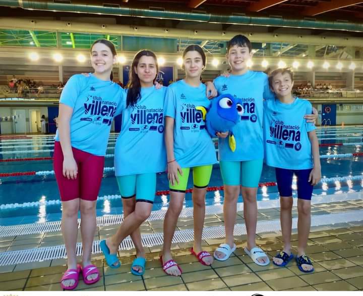 Equipo del club de natación