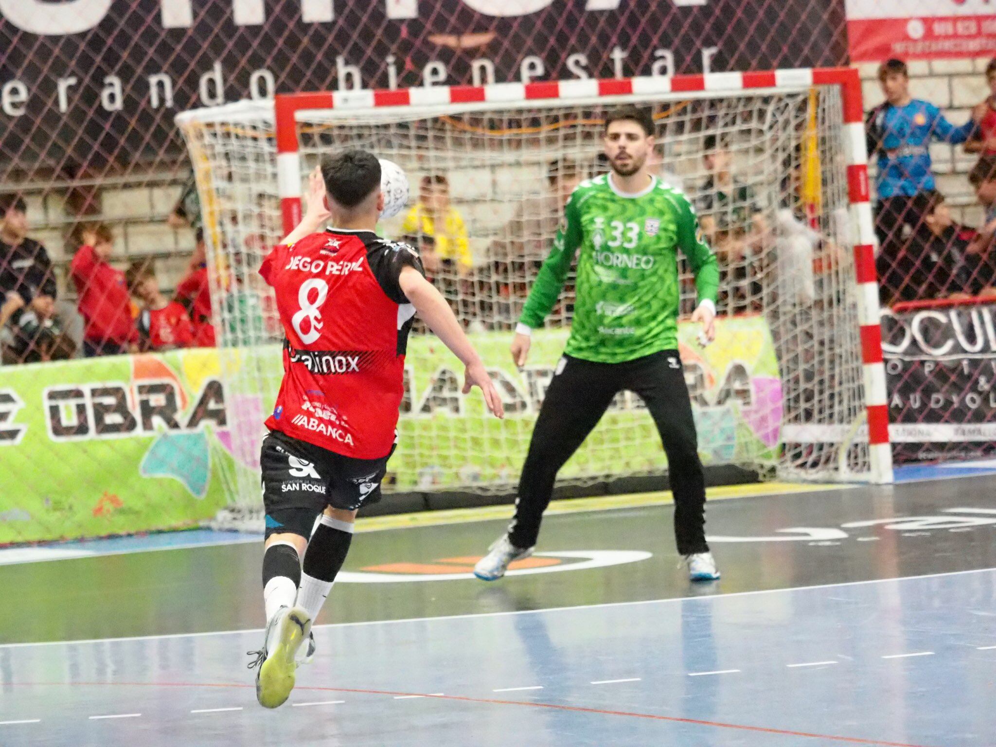 Imagen del partido entre Novás y Horneo, en el O Rosal