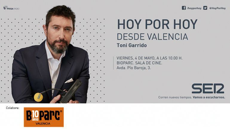 Hoy por Hoy desde Valencia con Toni Garrido