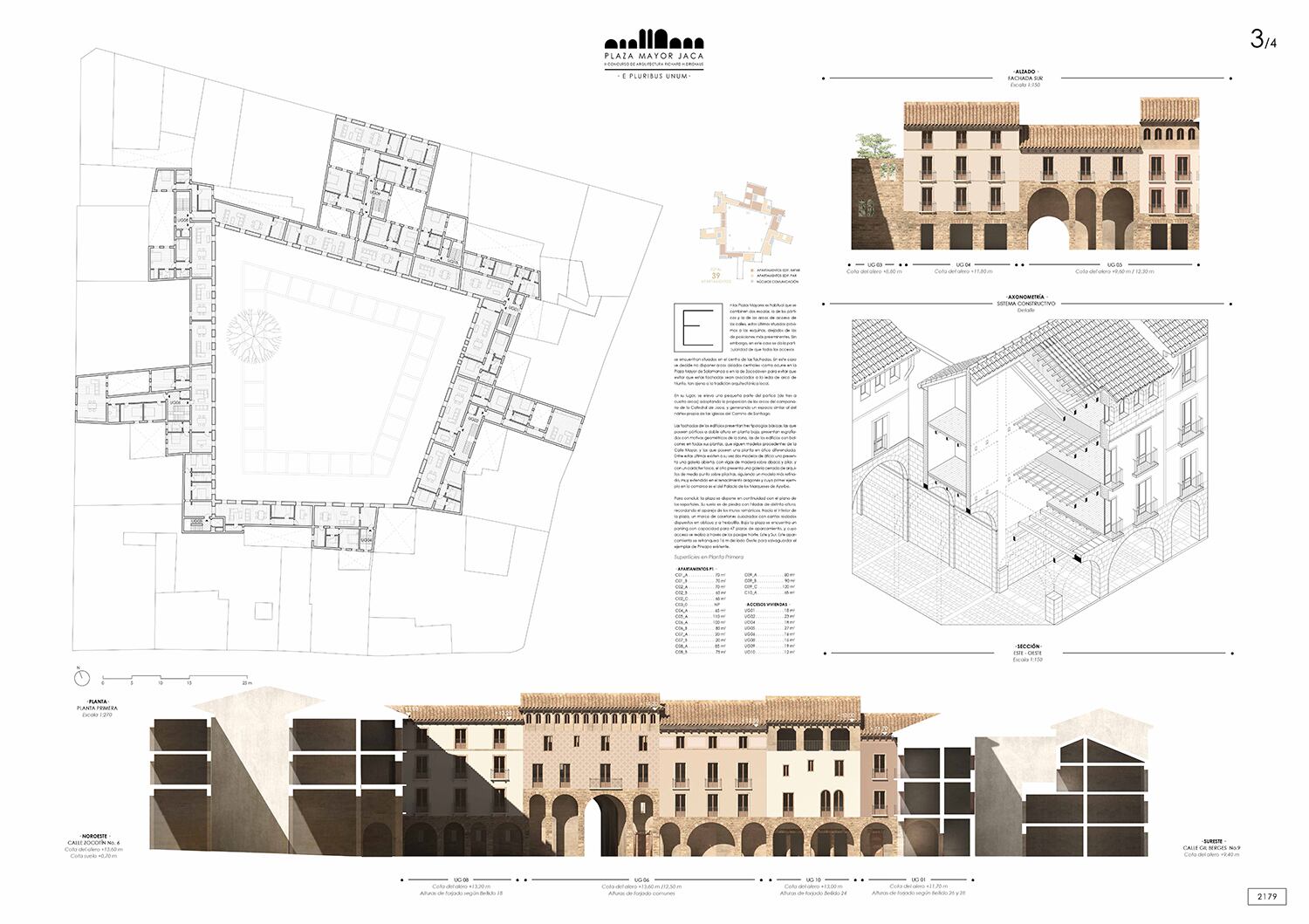 Proyecto para la plaza Mayor de Jaca