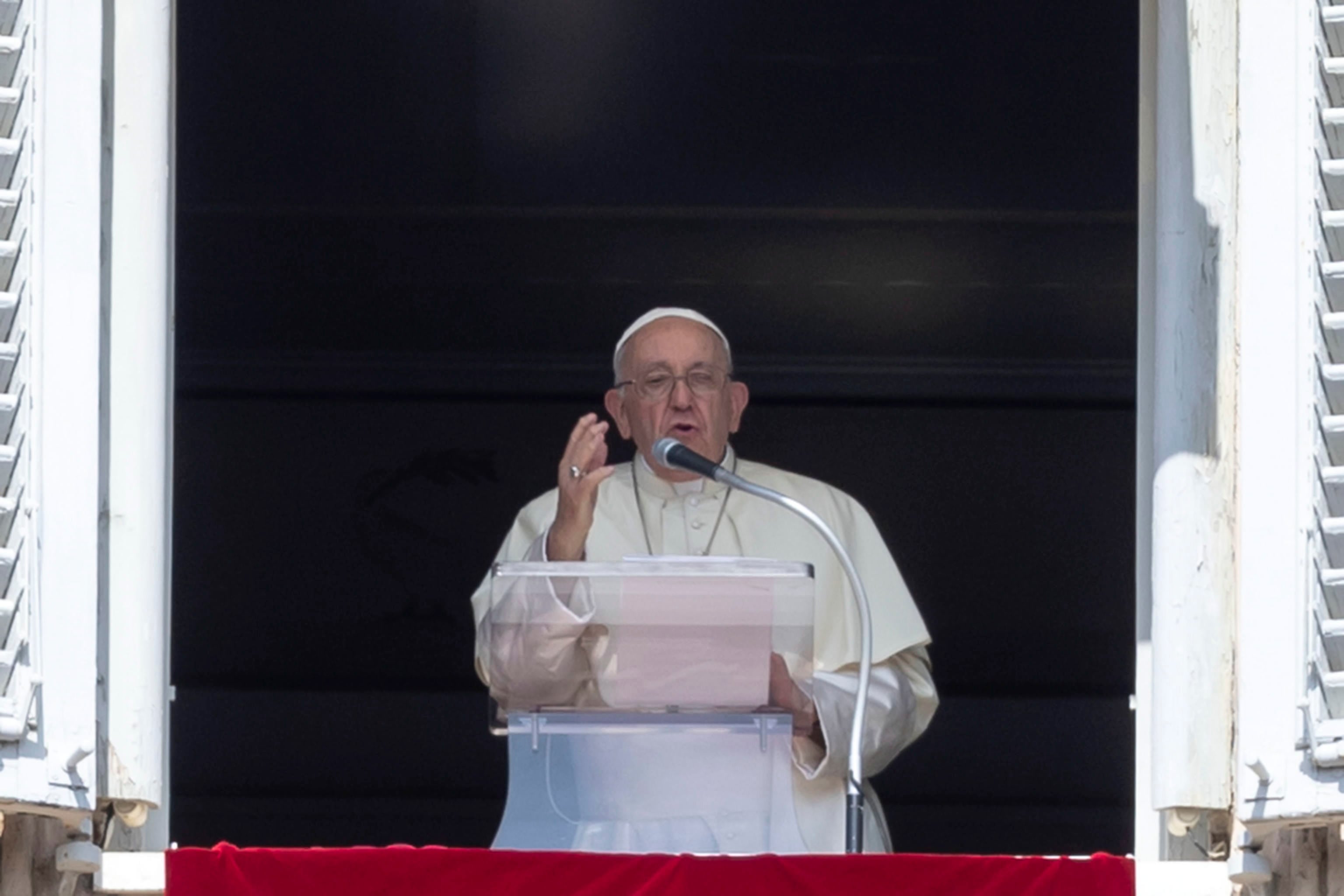 El papa Francisco en el Vaticano