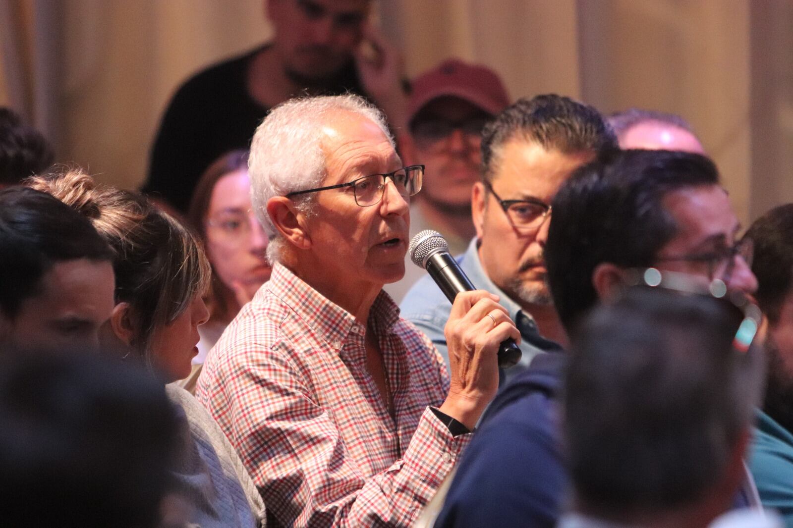 Rafael Coca durante su intervención en la Asamblea