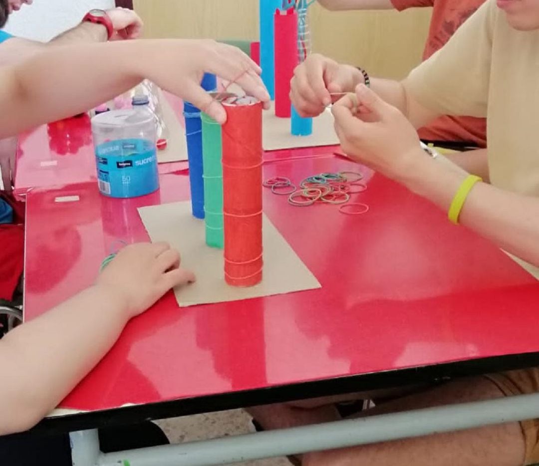 La sala vermella de la residència