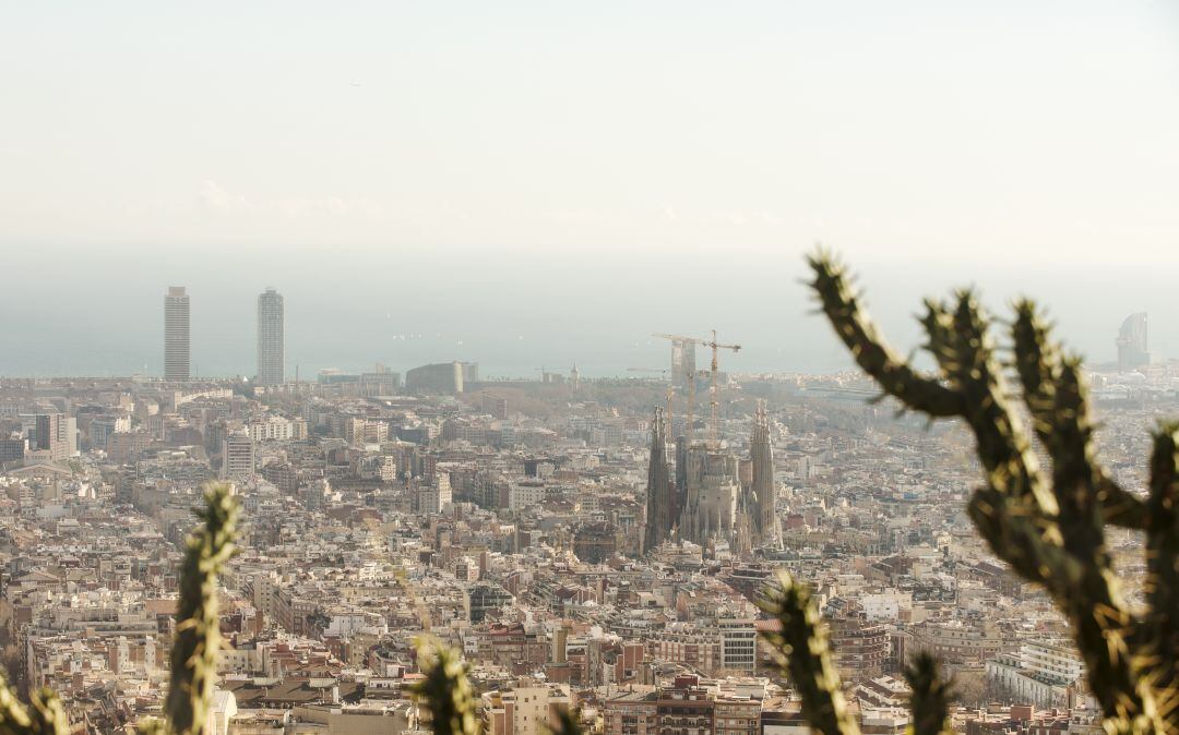Vista panoràmica de la ciutat de Barcelona