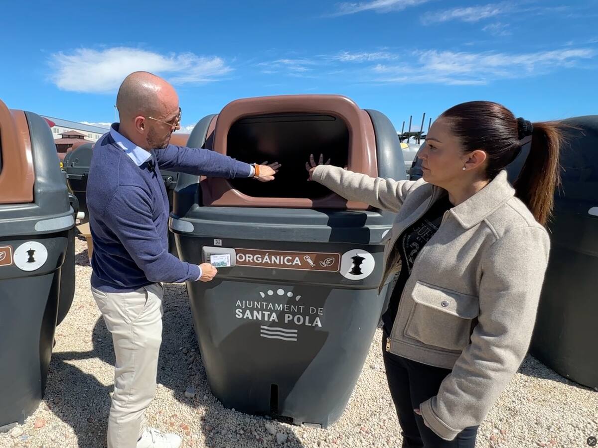 Santa Pola implantará un contenedor marrón para materia orgánica