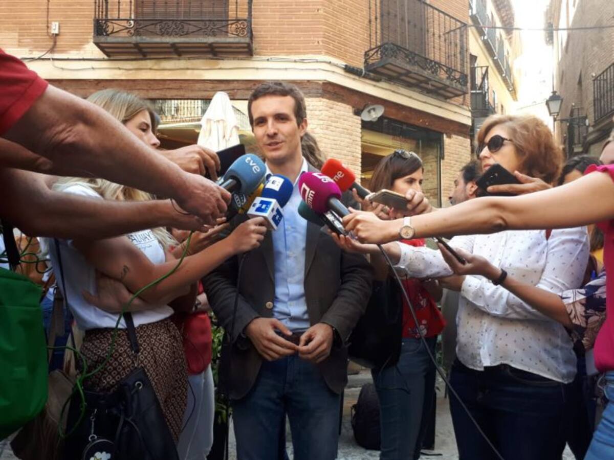Pablo Casado pide en Toledo un pacto nacional sobre agua