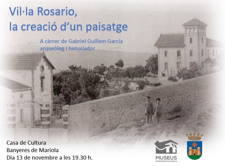 Cartel anunciador de la conferencia