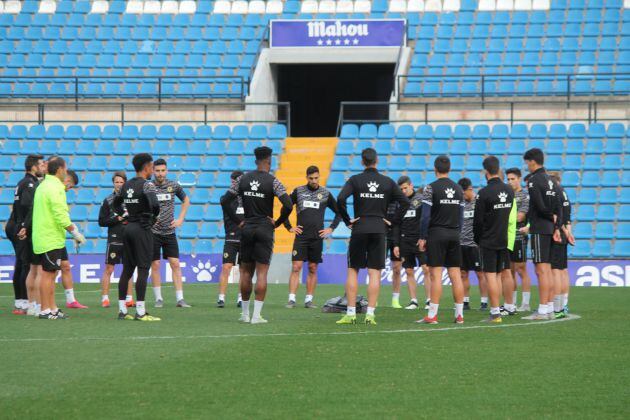 Entrenamiento del Hércules en el Rico Pérez