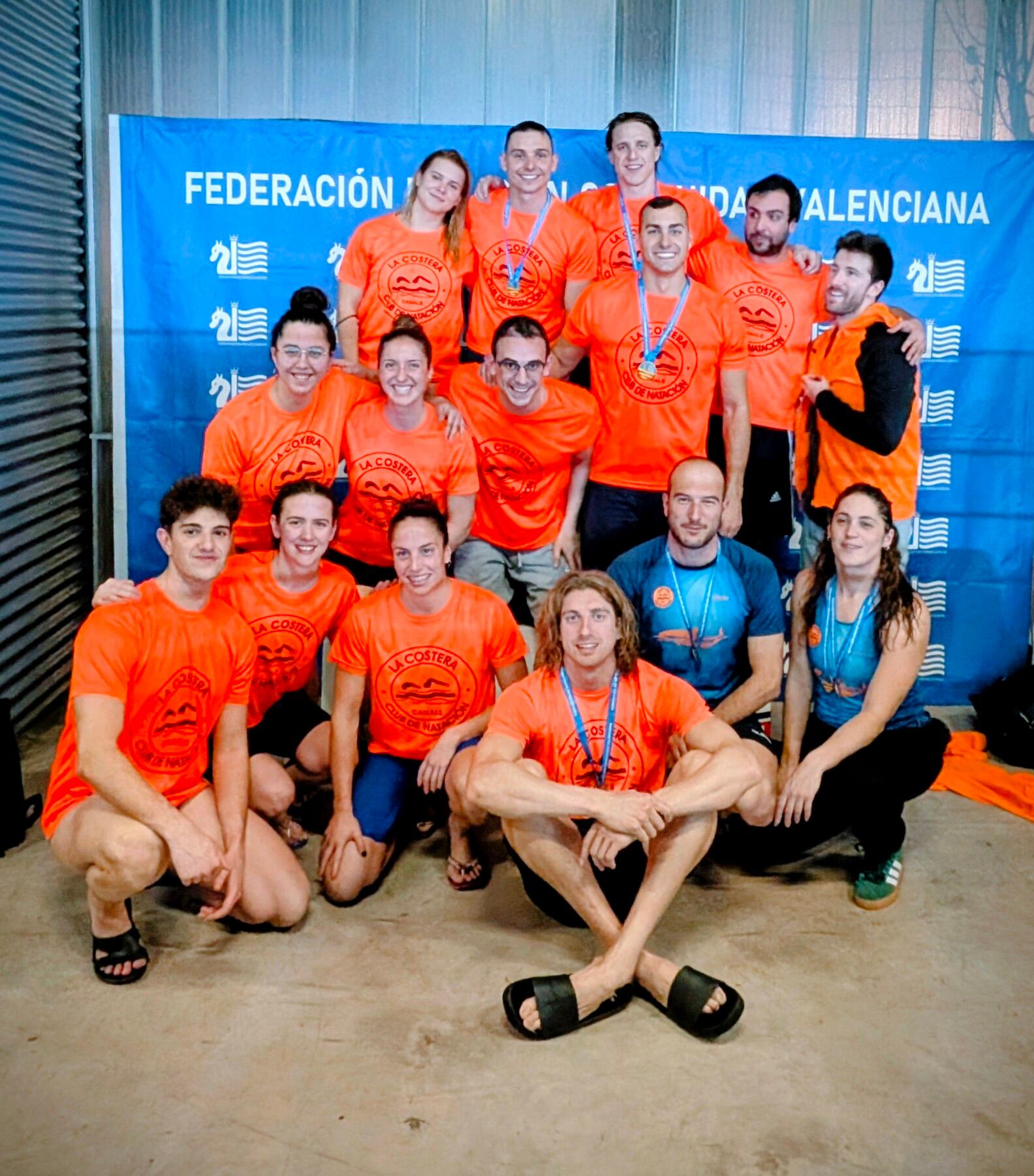 Representación del CN La Costera