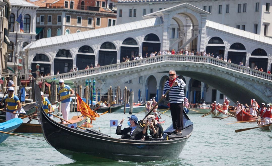 Imagen de uno de los canales de Venecia (Italia).