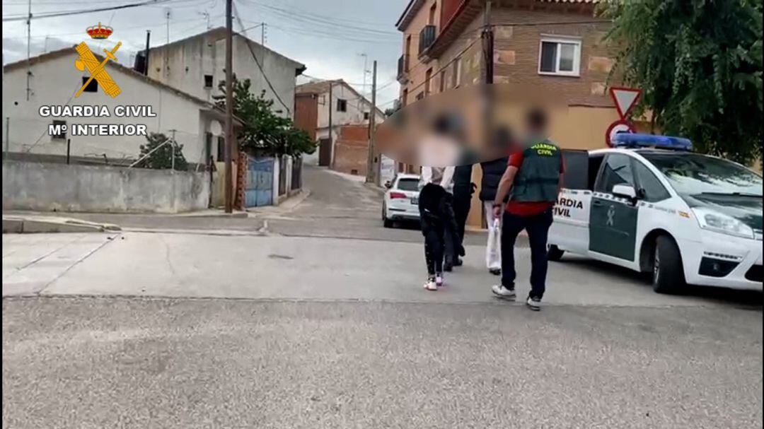 Imagen de las detenciones practicadas