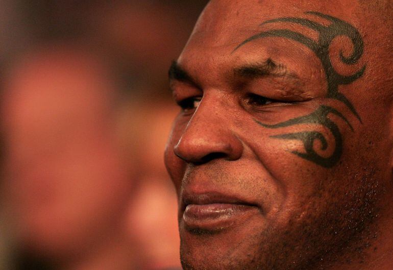 Primer plano de Mike Tyson