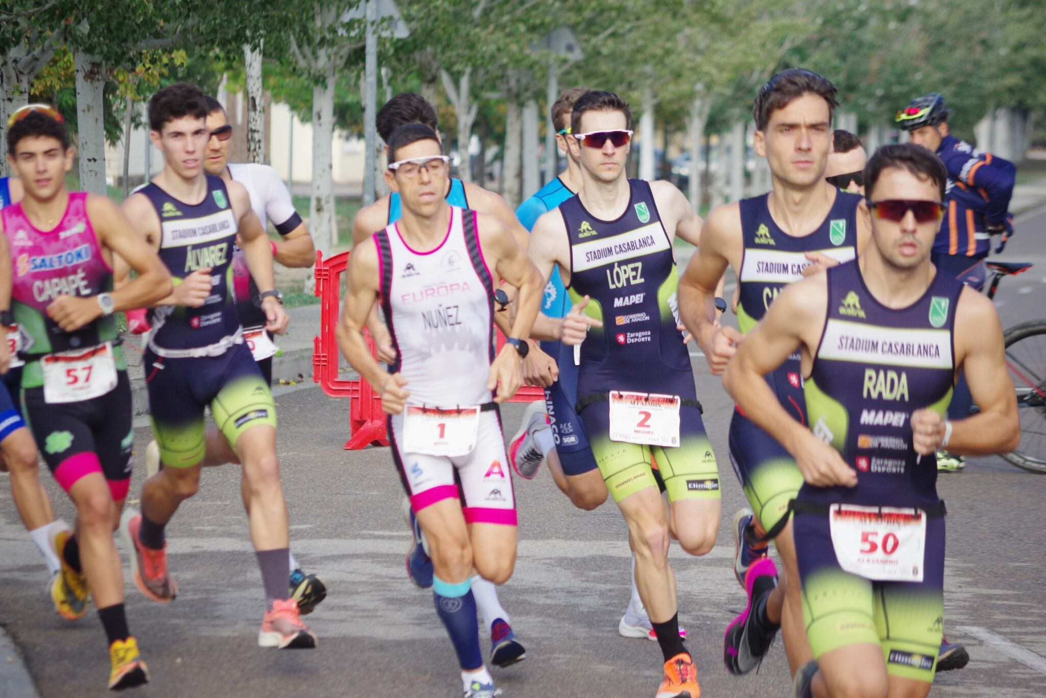 La Copa Aragonesa de Duatlón Cros se inició en Alfajarín