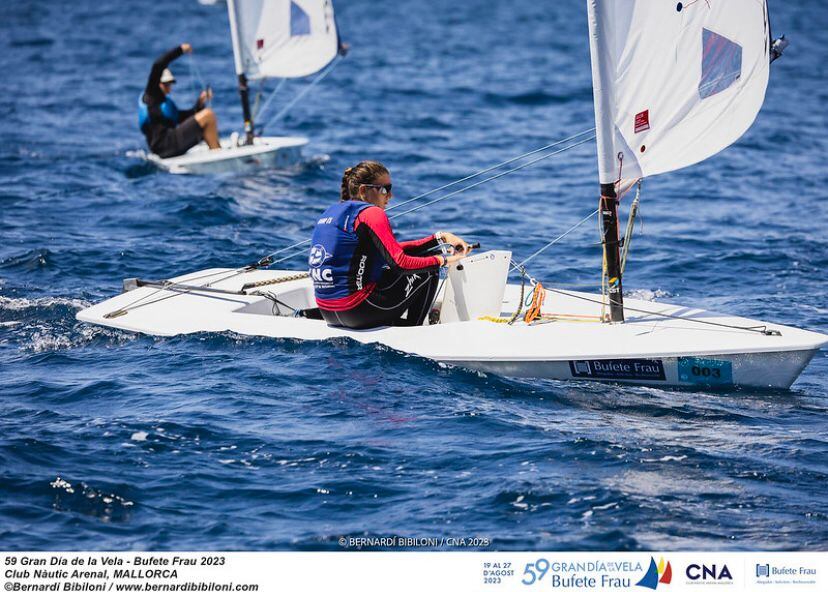 La regatista ciutadellenca va tenir una gran actuació a Mallorca.