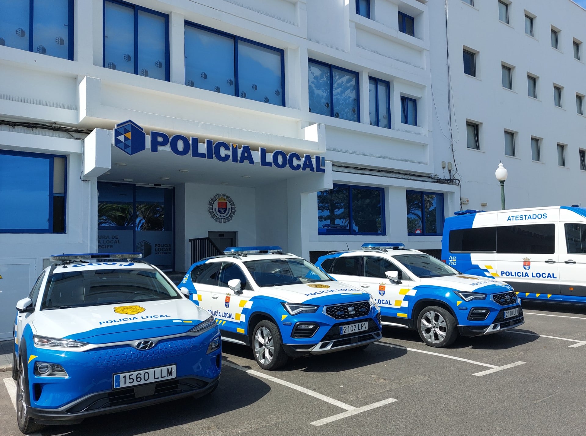 Sede de la Policía Local de Arrecife, capital de Lanzarote.