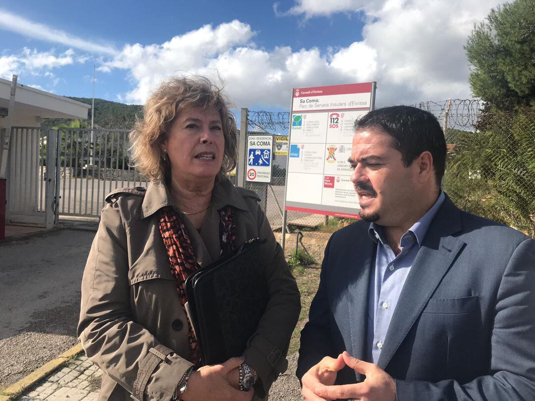 Belén Torres y Santiago Marí en sa Coma