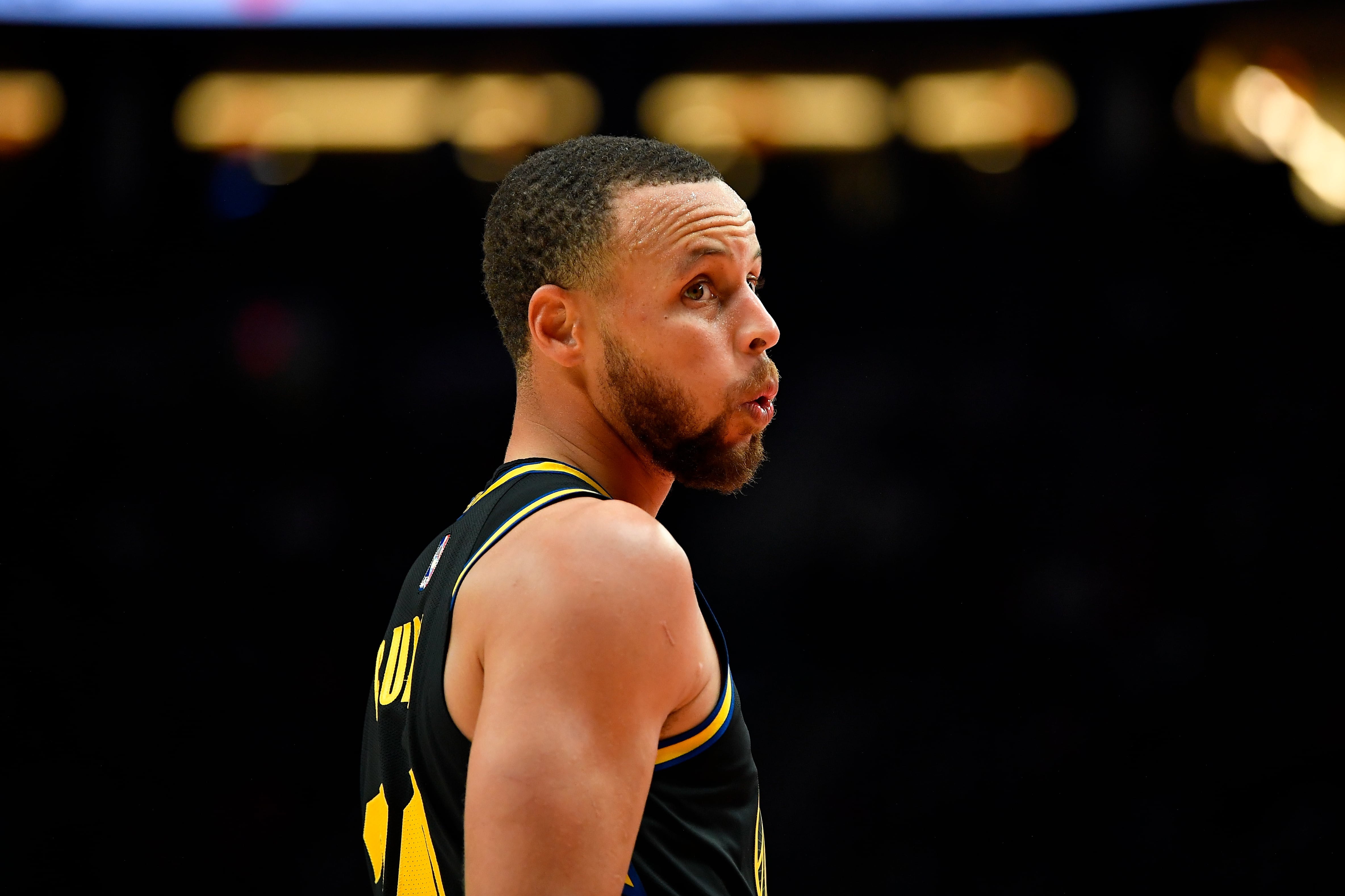 Stephen Curry, en el encuentro frente a Dallas