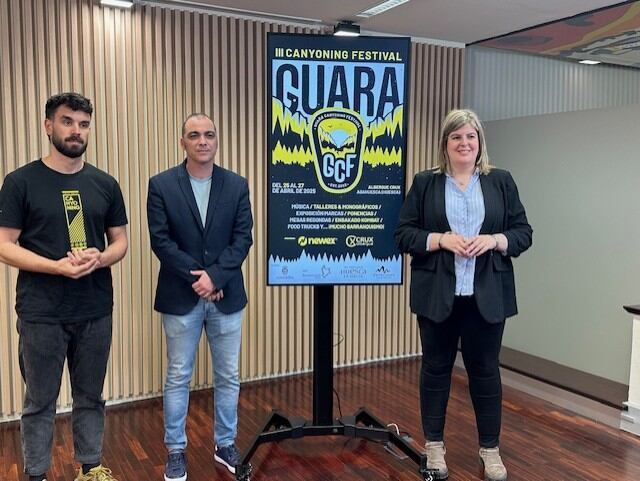Presentación de la tercera edición del festival relacionado con el barranquismo en Guara