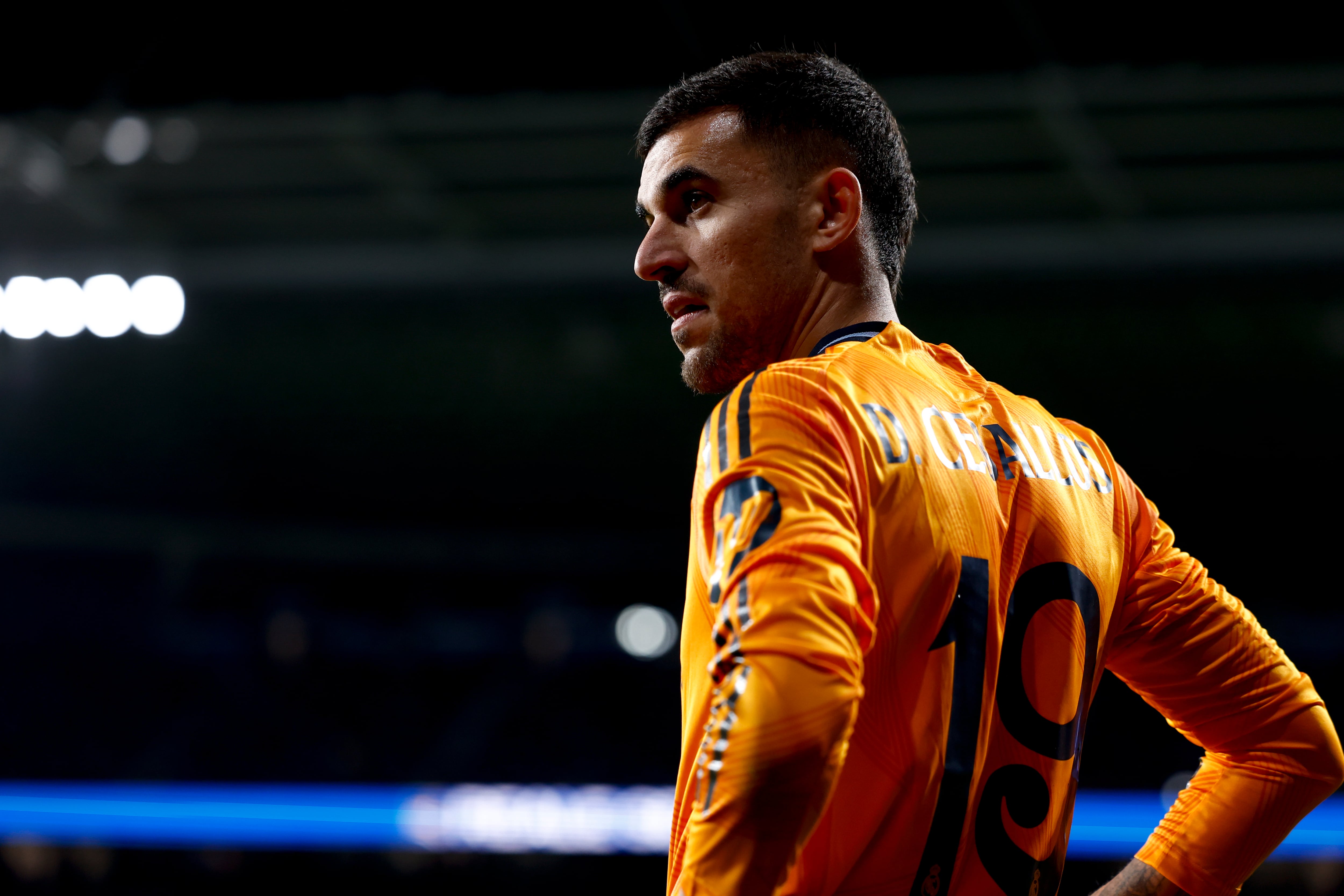 Dani Ceballos, jugador del Real Madrid, en la semifinal de la Copa del Rey en el Reale Arena