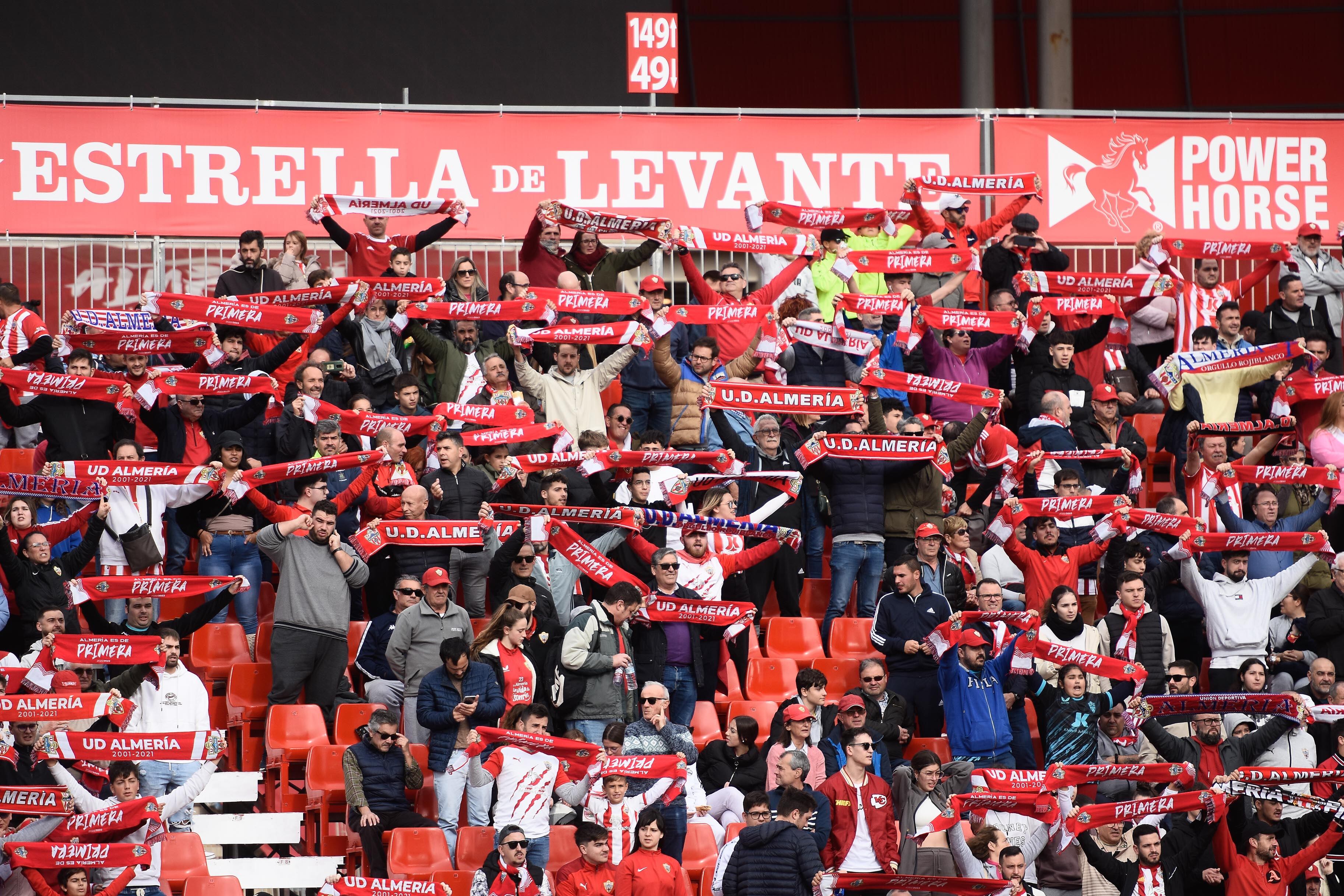 Una afición de Primera División.