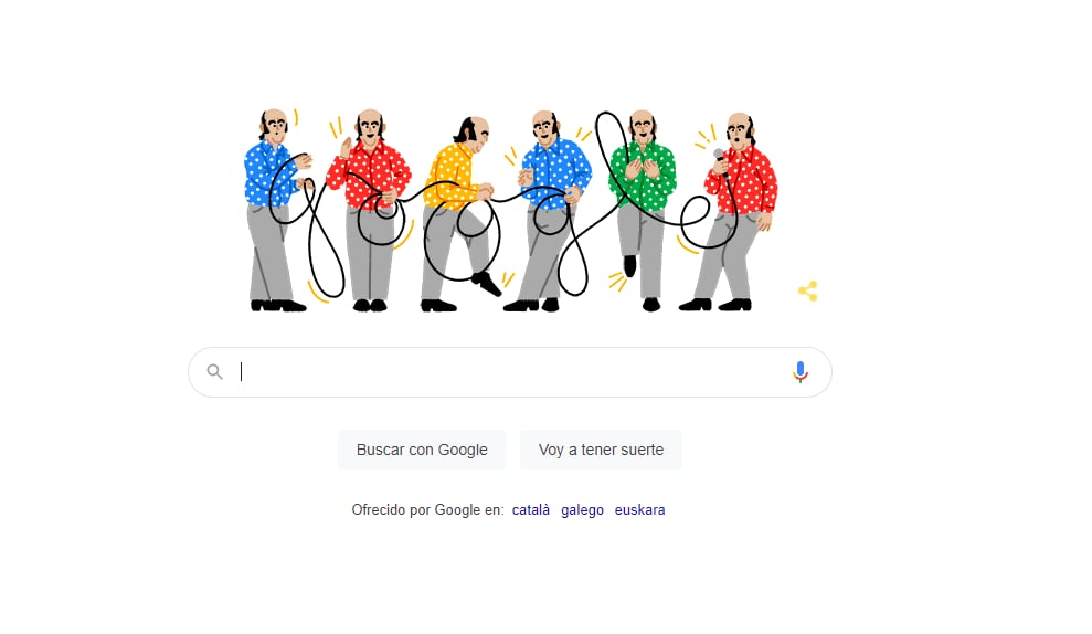 Google homenajea a Chiquito de la Calzada.