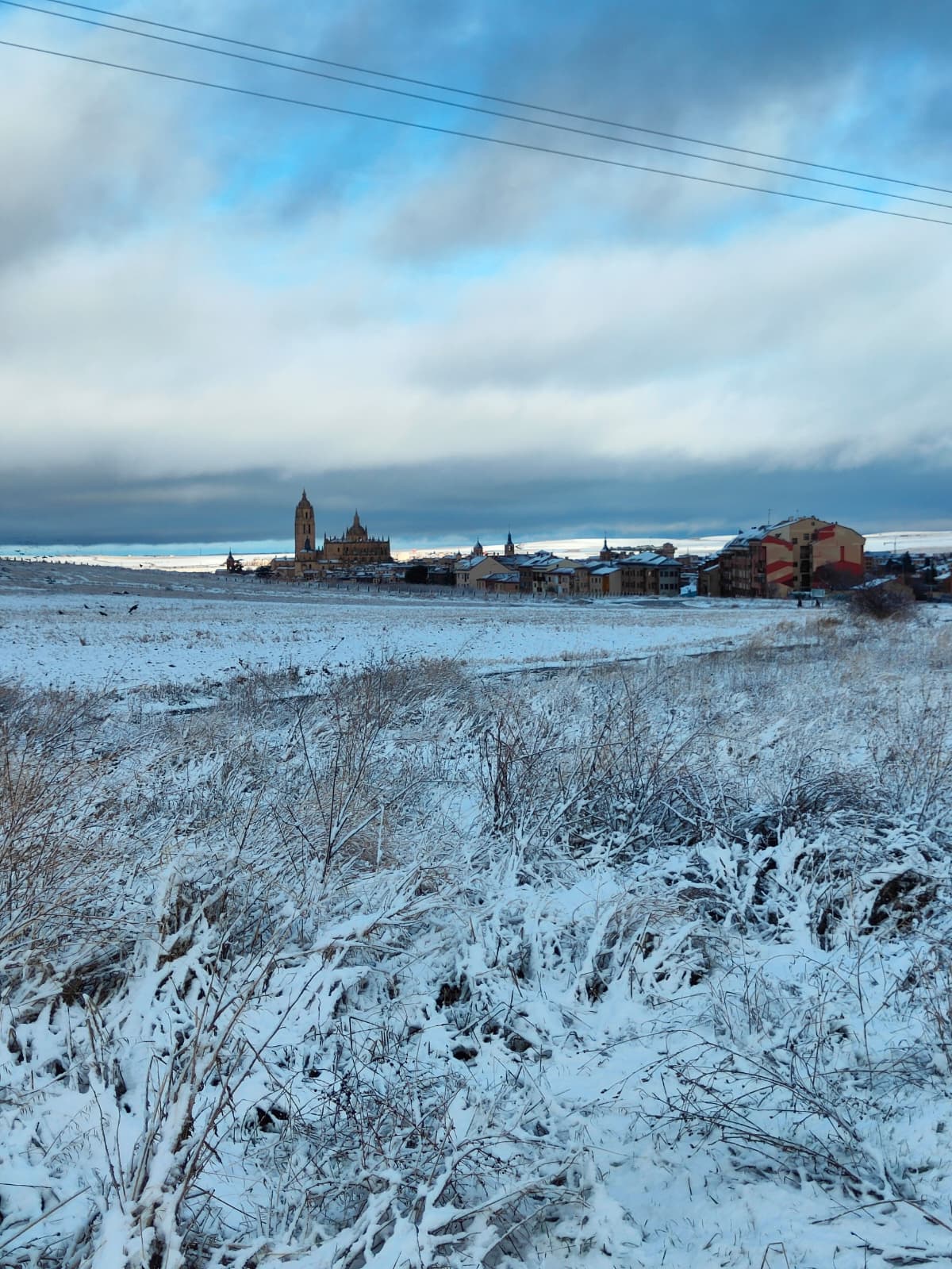 Segovia con nieve