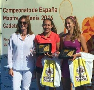 Paula Arias ganó el dobles del Campeonato de España Cadete junto a Carlota Molina