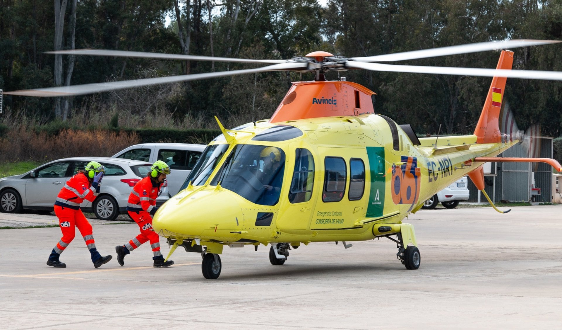 Helicóptero del 061(Archivo)