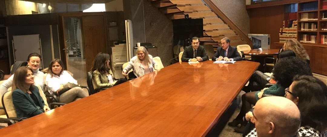 Jueces reunidos con el Presidente del TSXG