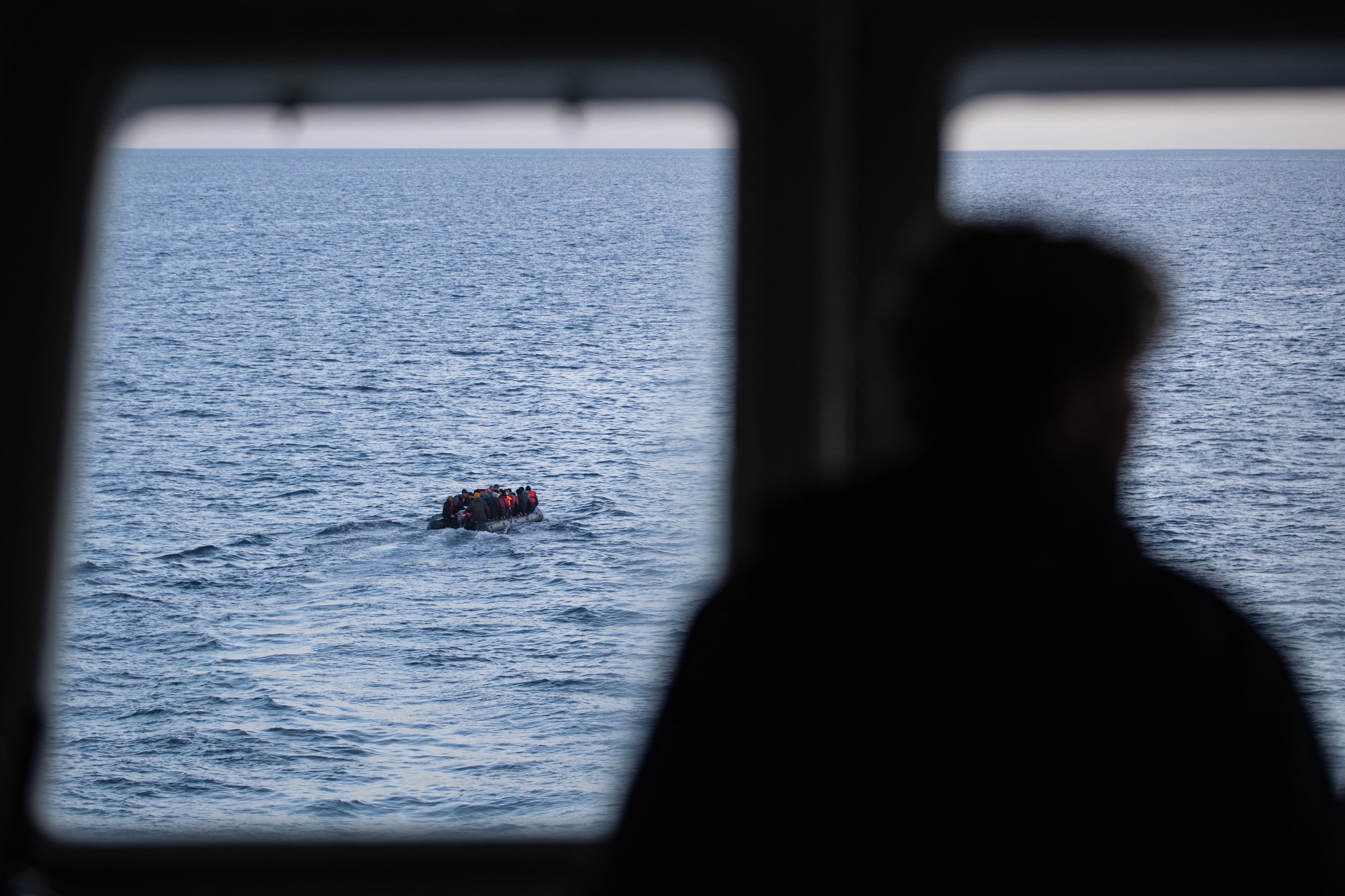 Migrantes en el mar