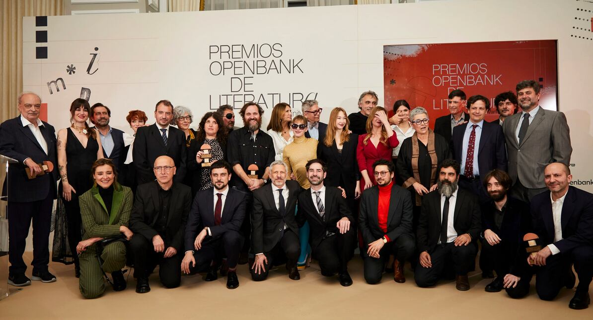 Imagen de los premiados en la edición de los Premios Openbank en 2023