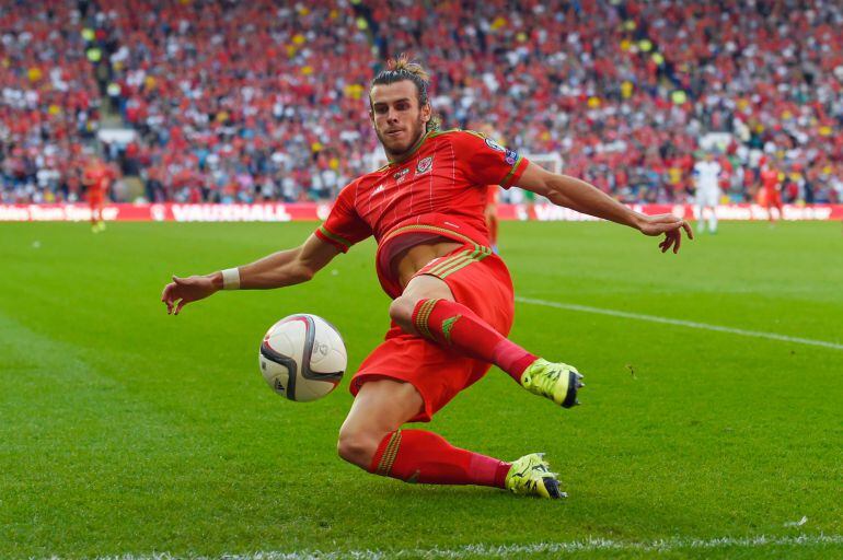 Gareth Bale, durante un partido con Gales