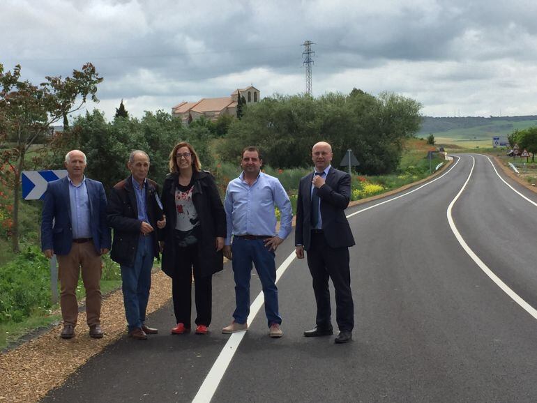 Carretera en la que ha actuado la Diputación de Palencia