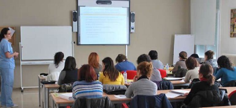 Imagen de una acción formartiva del Centro Sociosanitario Hermanas Hospitalarias de Palencia