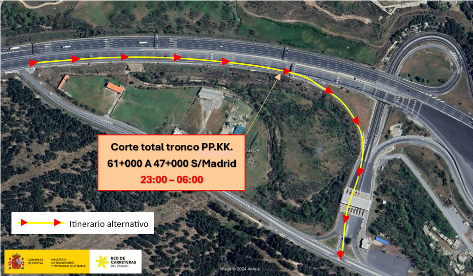 Simulacro en los túneles de Guadarrama de la AP-6