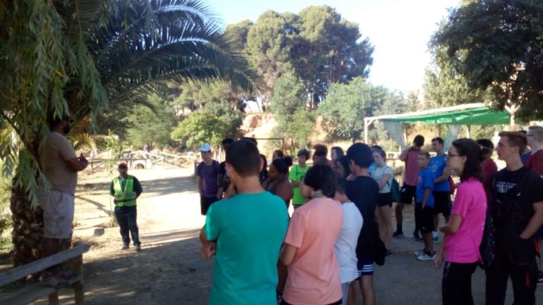 Estudiantes americanos en Guadix.