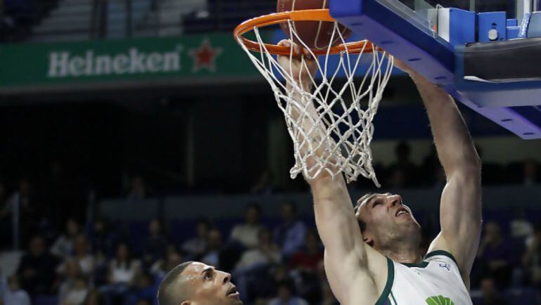 El jugador del Unicaja Vladimir Golubovic