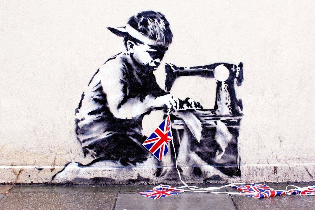 El cuadro &#039;Slave Labour&#039; de Banksy