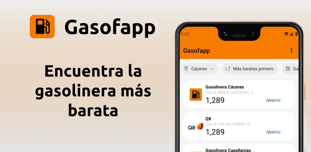 Aplicación Gasofapp