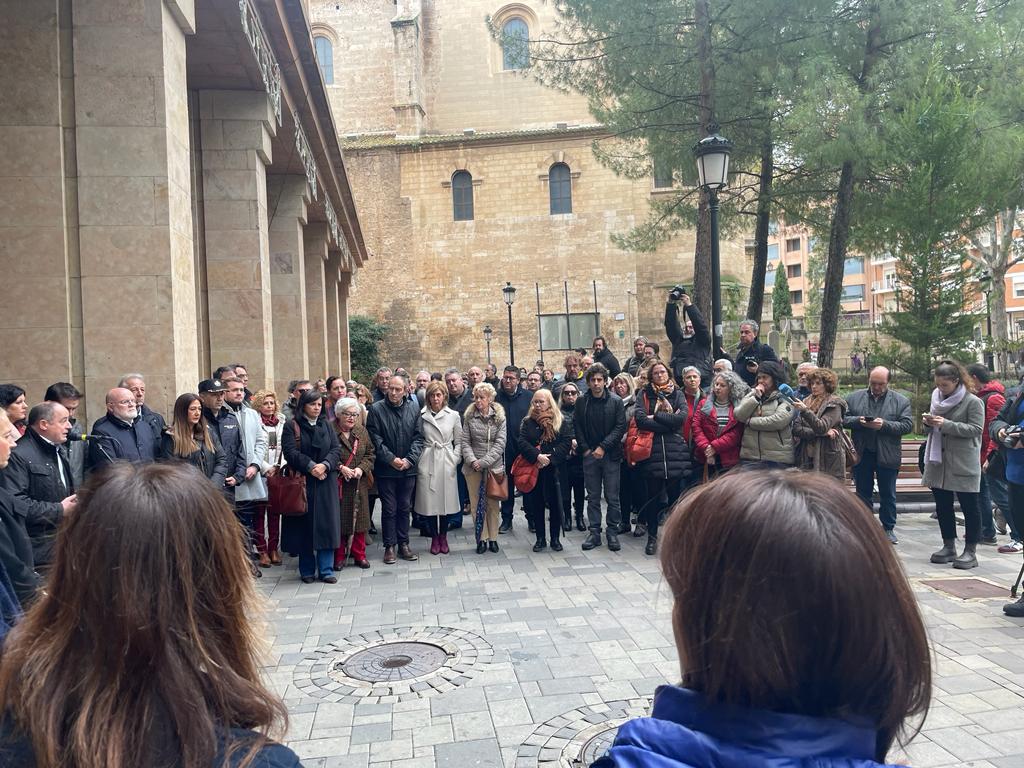 Concentración celebrada en Albacete en repulsa por el último asesinato machista