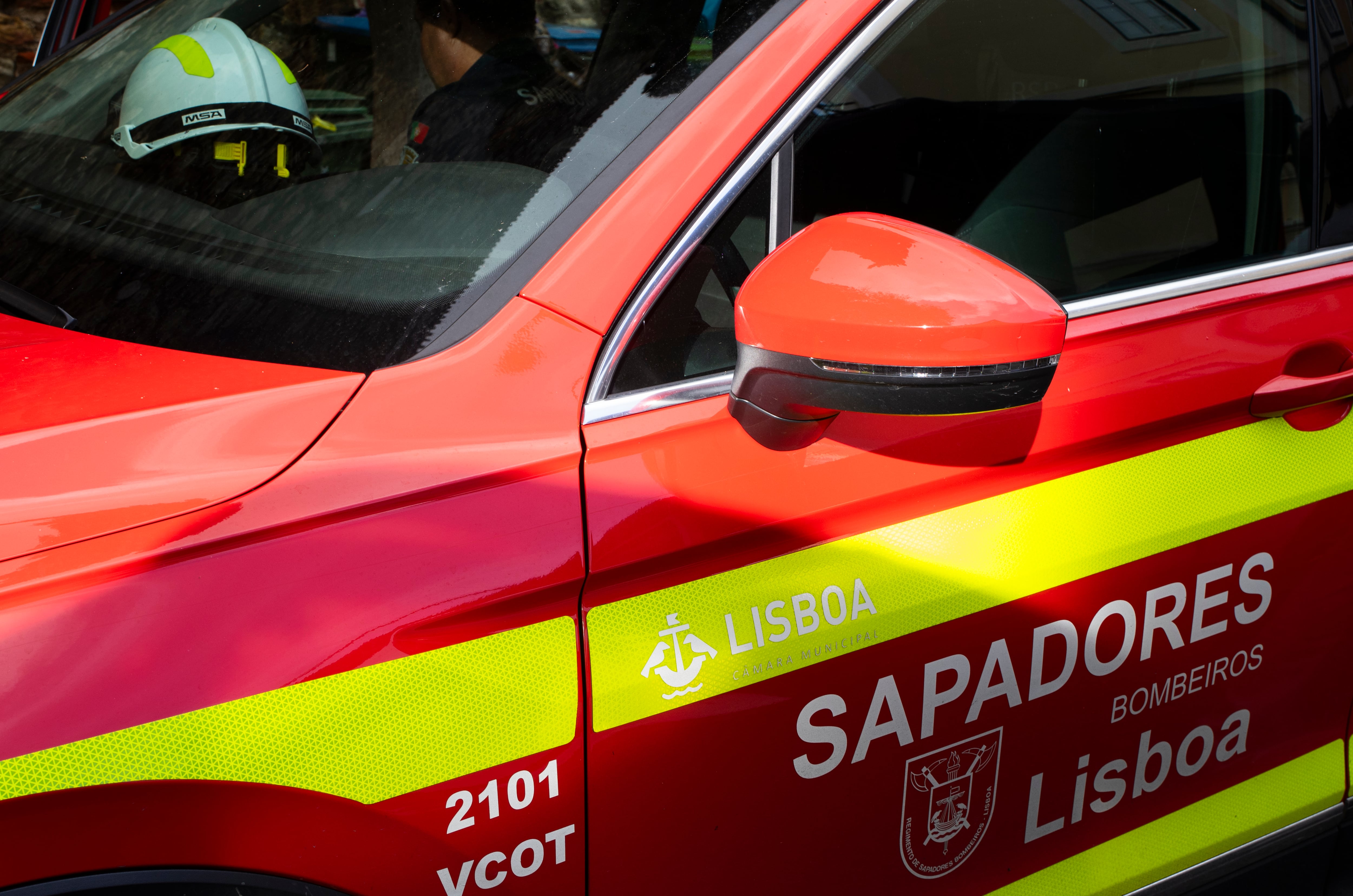 Bomberos de Lisboa.