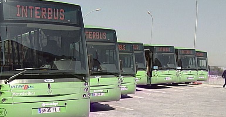 Flota de autobuses que dan servicio al municipio de Algete