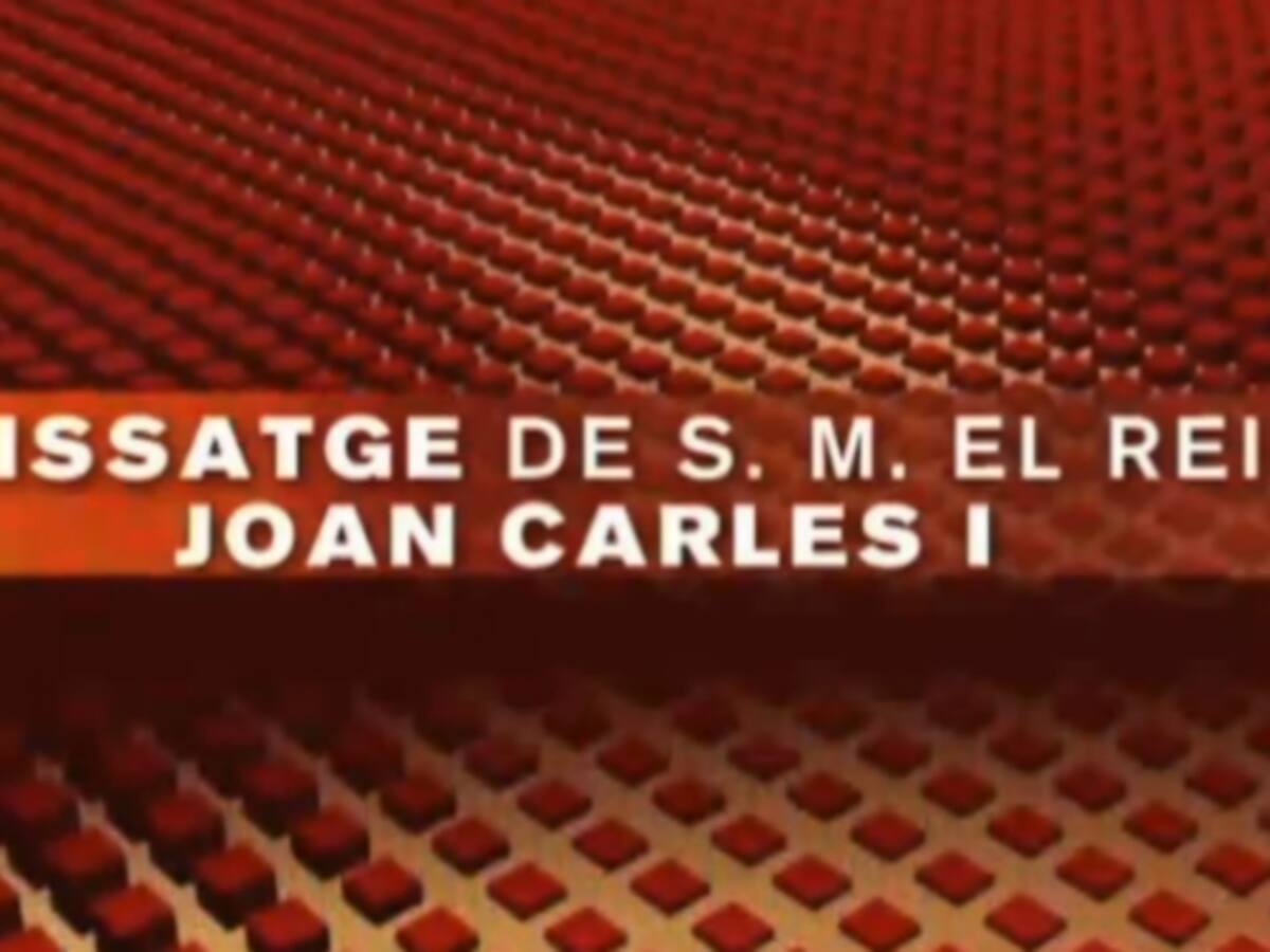 TV3 no emitirá el discurso del rey por una huelga de sus trabajadores