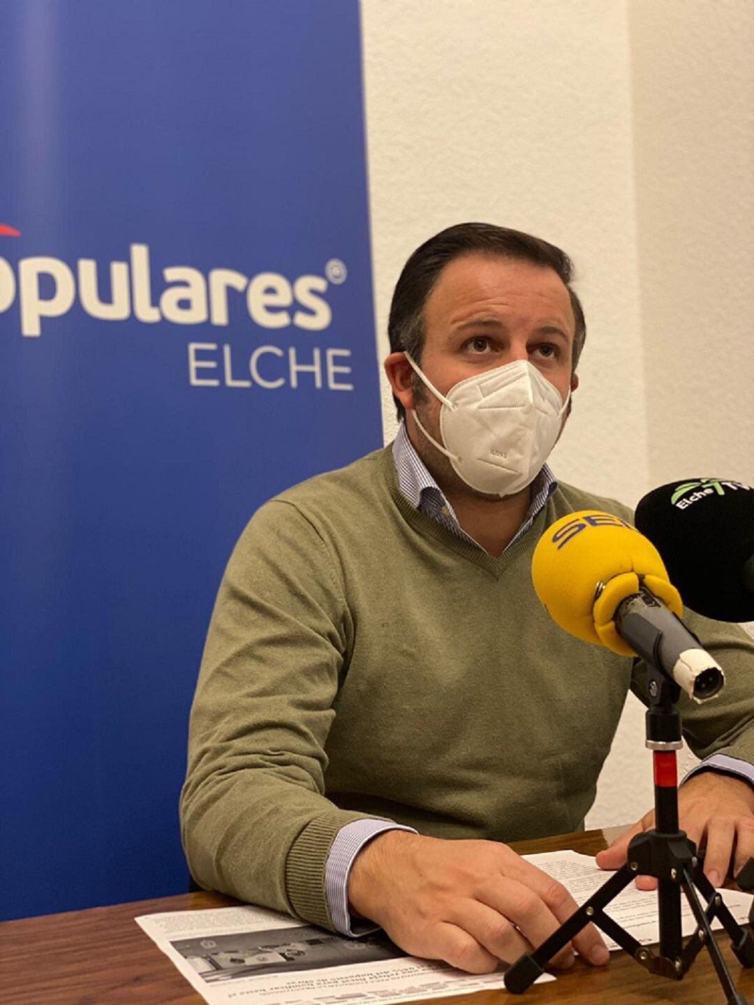 Pablo Ruz, portavoz Partido Popular Elche