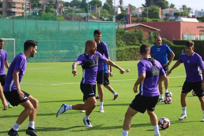 Morcillo en el entrenamiento
