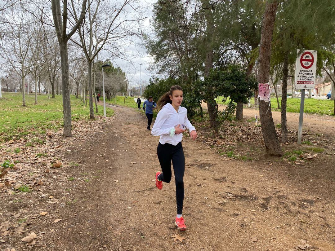 Lucía Franco, campeona femenina del Cross del Chorizo