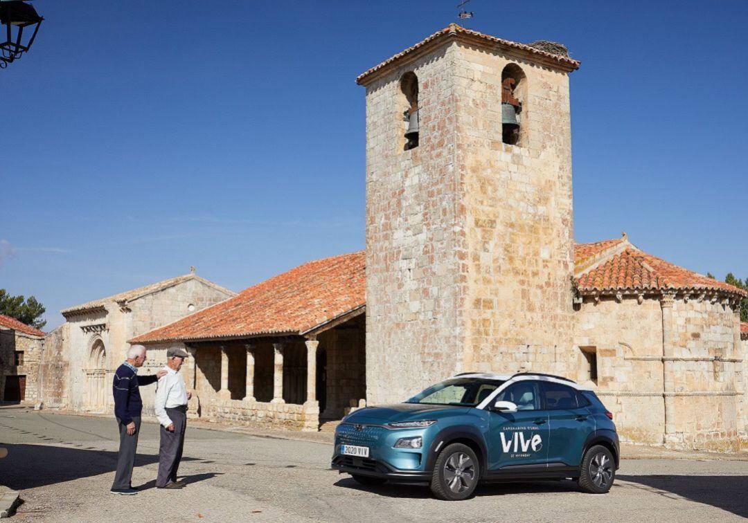 Hyundai Kona cedido a Campisábalos