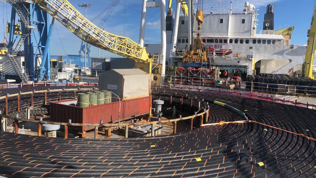 Cable submarí preparat