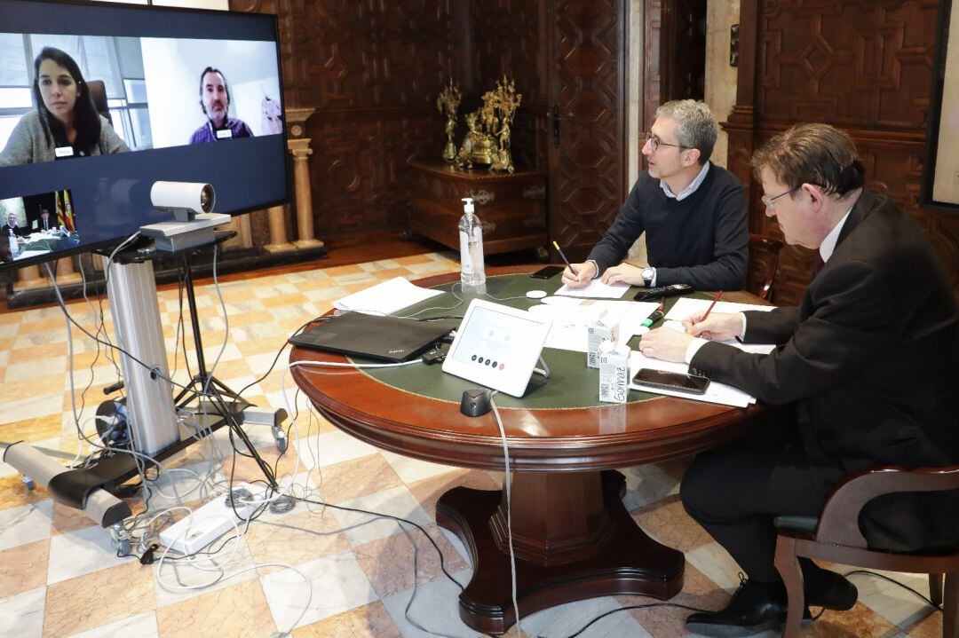 Ximo Puig y Arcadi España